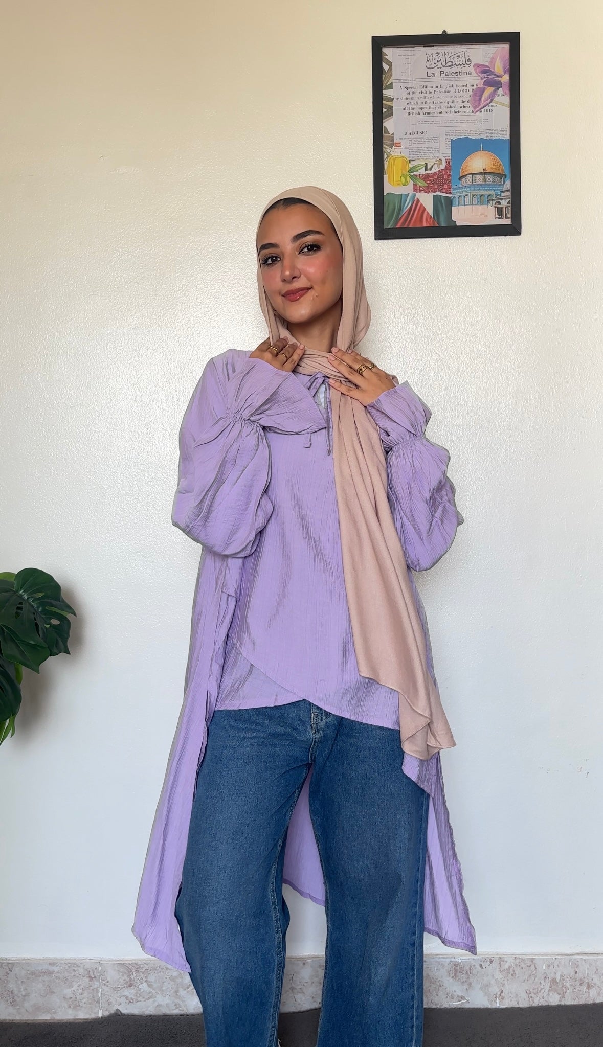 Sanaa Wrinkled Cotton Blouse