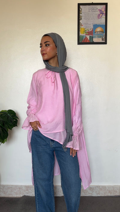 Sanaa Wrinkled Cotton Blouse