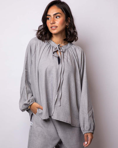 Alaa Linen Blouse