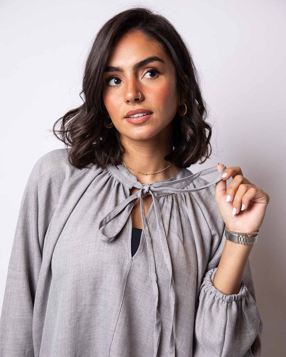 Alaa Linen Blouse