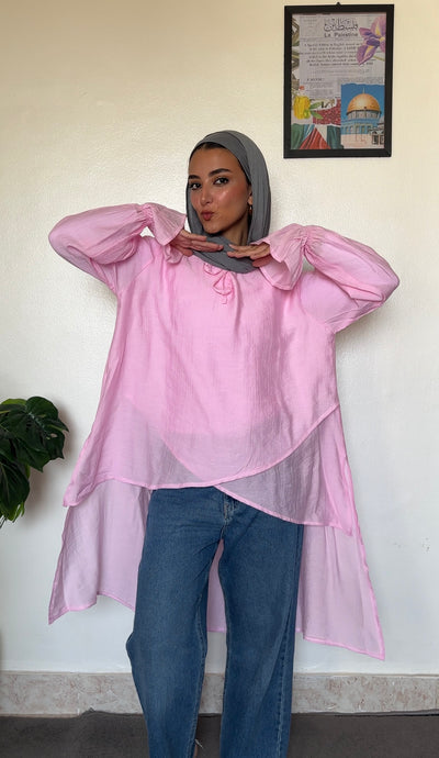 Sanaa Wrinkled Cotton Blouse