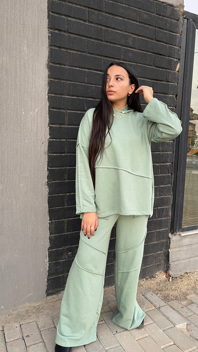The Everyday Cotton Wide-leg pants Co-ord